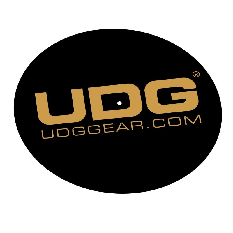 Слипмат для виниловых проигрывателей UDG Turntable Slipmat Set Black/Golden